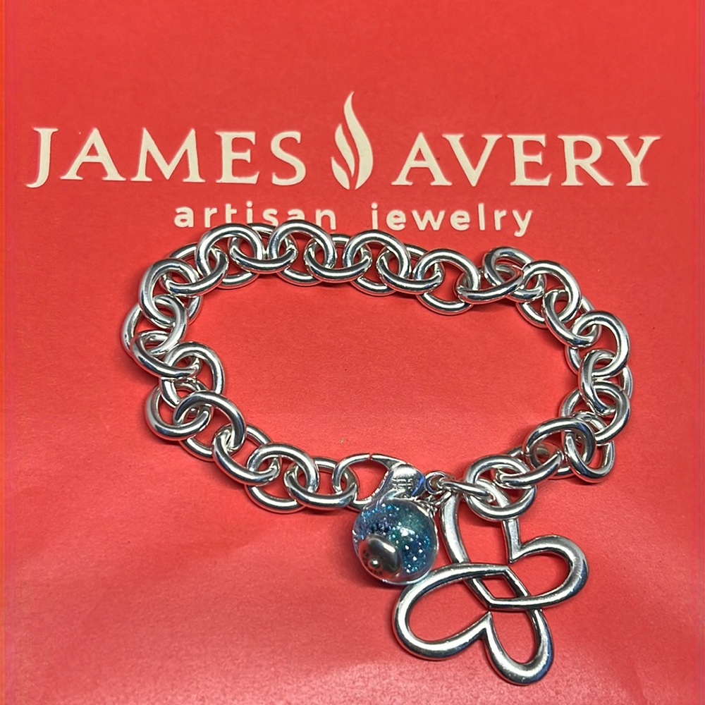 James Avery Classic cable charm bracelet